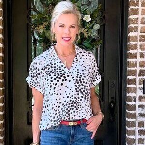 Cabi 6505 Replay Top Spring 2024 XLarge EUC